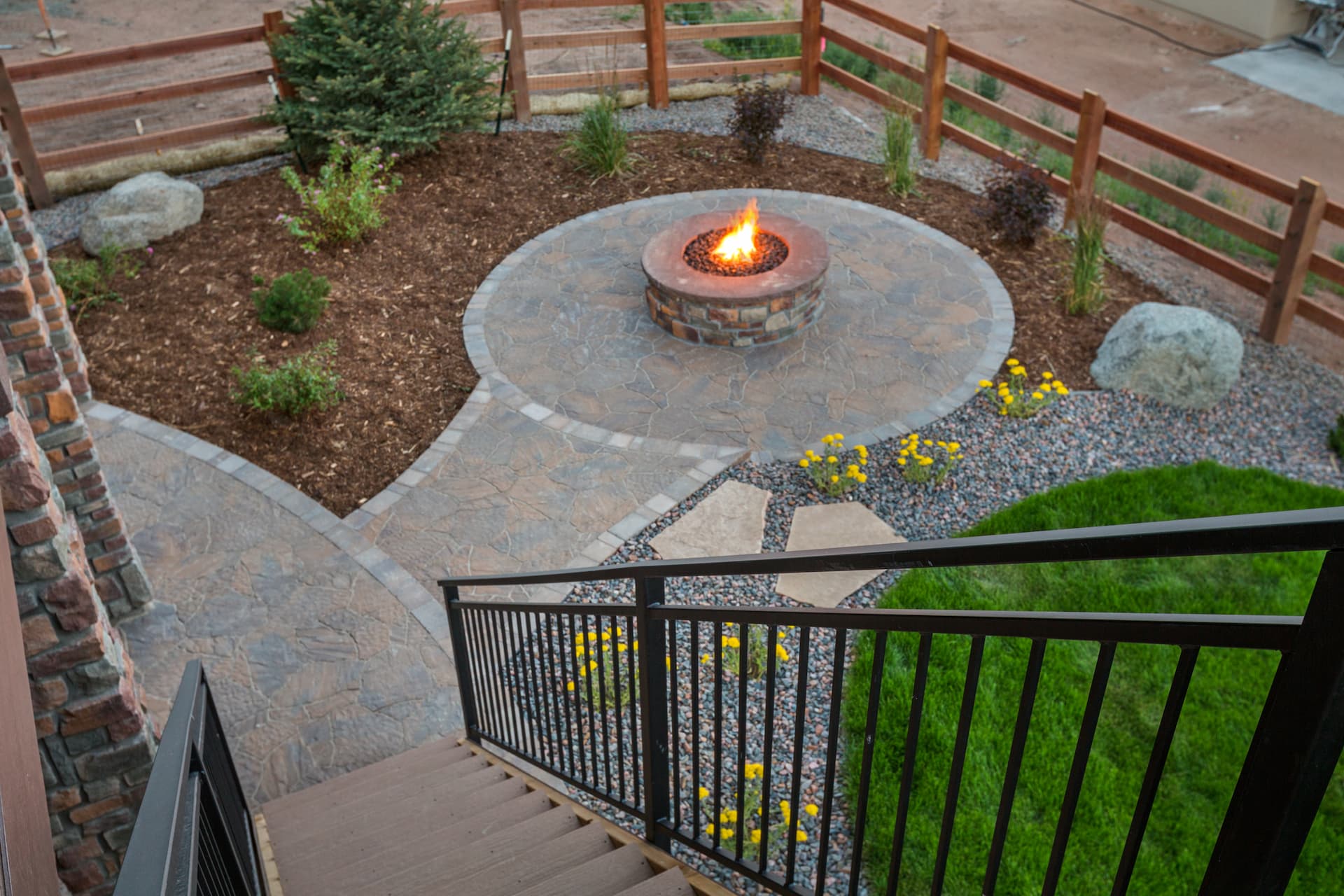 Freestanding Fire Pit Areas